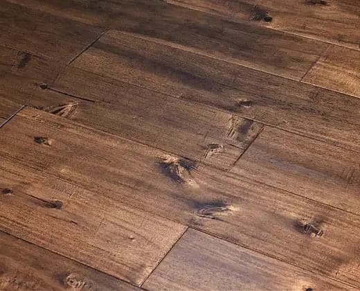 Asian Walnut Brown 9/16 x 6-1/2" Hand Scraped Engineered Hardwood Flooring - 27 sqft/ctn Elk Mountain