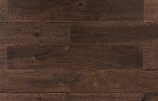 Asian Walnut Chalet 3/4 x 5" Hand Scraped Solid Hardwood Flooring - 24.22 sqft/ctn Elk Mountain