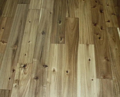 Asian Walnut Natural 3/4 x 5" Hand Scraped Solid Hardwood Flooring - 28.37 sqft/ctn Elk Mountain