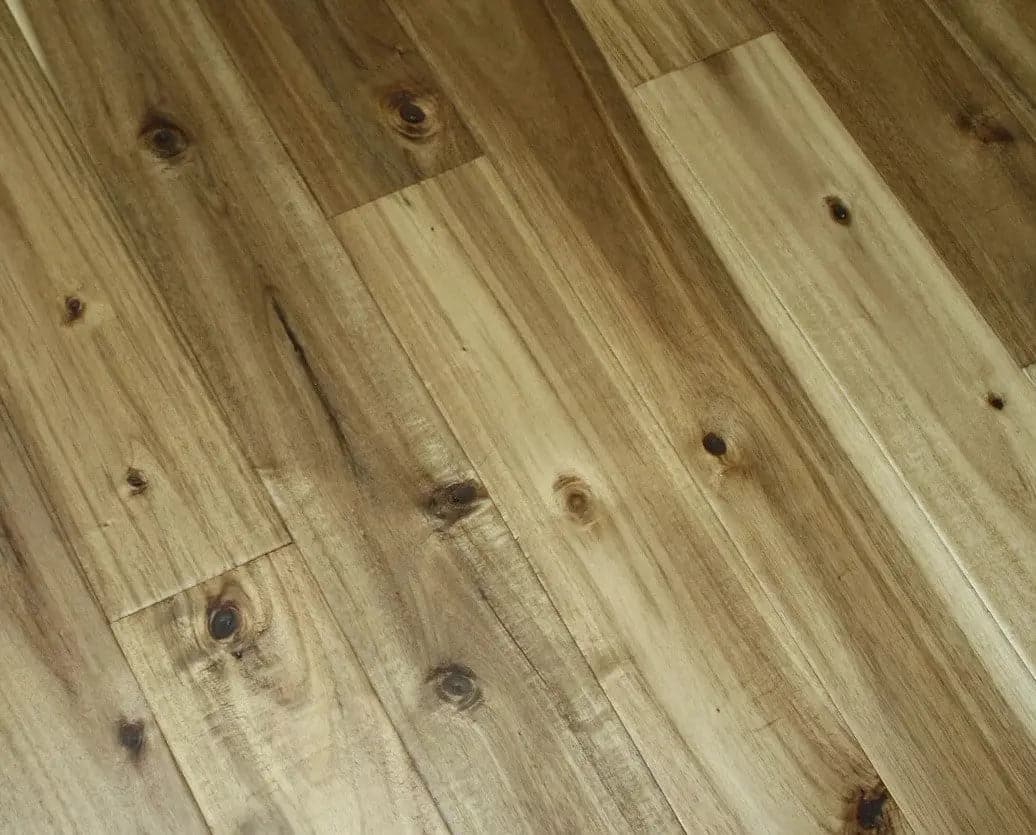 Asian Walnut Natural 3/4 x 5" Hand Scraped Solid Hardwood Flooring - 28.37 sqft/ctn Elk Mountain