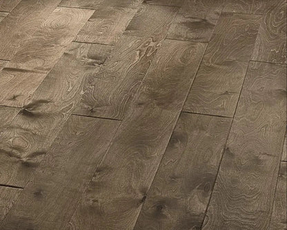 Birch Lasso 3/8 x 5" Hand Scraped Engineered Hardwood Flooring - 24.61 sqft/ctn Elk Mountain