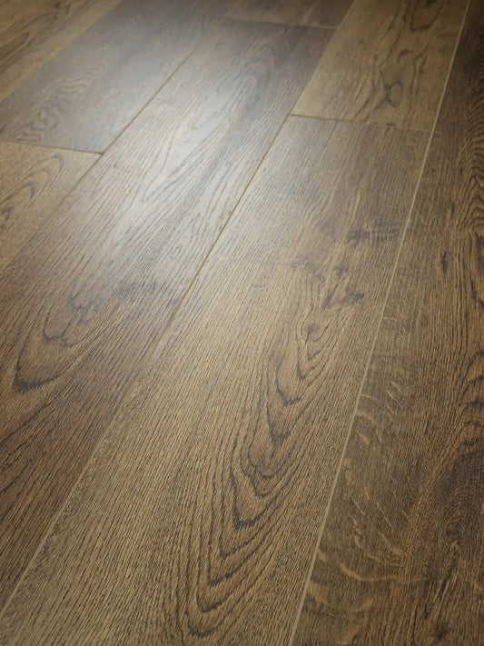 SUPERCore Oak Gunstock 3mm x 7 x 48" Glue Down Waterproof Vinyl Plank Flooring 38.82sf/ctn supercorefloors