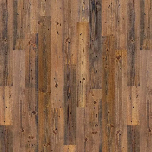 Heart Pine Sienna 3/4 x 5-1/8" Distressed Solid Hardwood Flooring - 23.3 sqft/ctn Elk Mountain