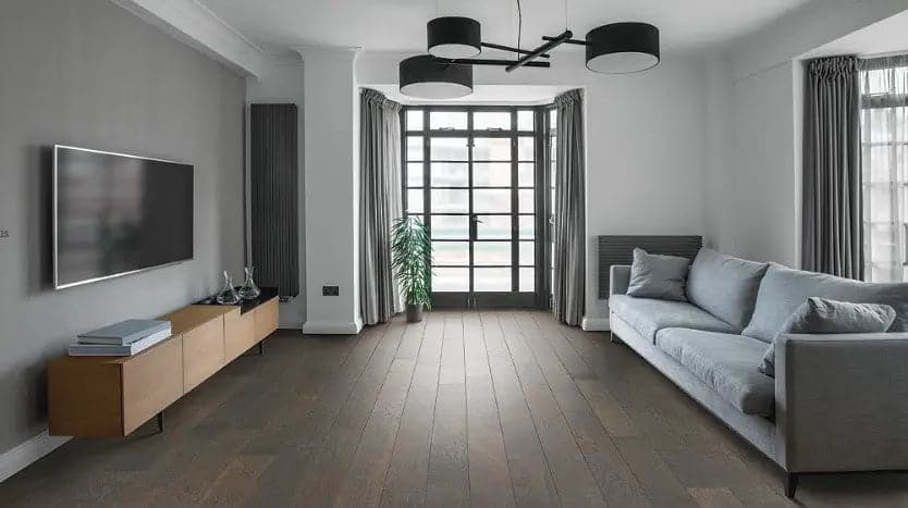 Mohawk Indian Peak Hickory Greystone 3/8 x 5" Engineered Hardwood Flooring WEK01-76 (29.53 sqft/ctn) Mohawk