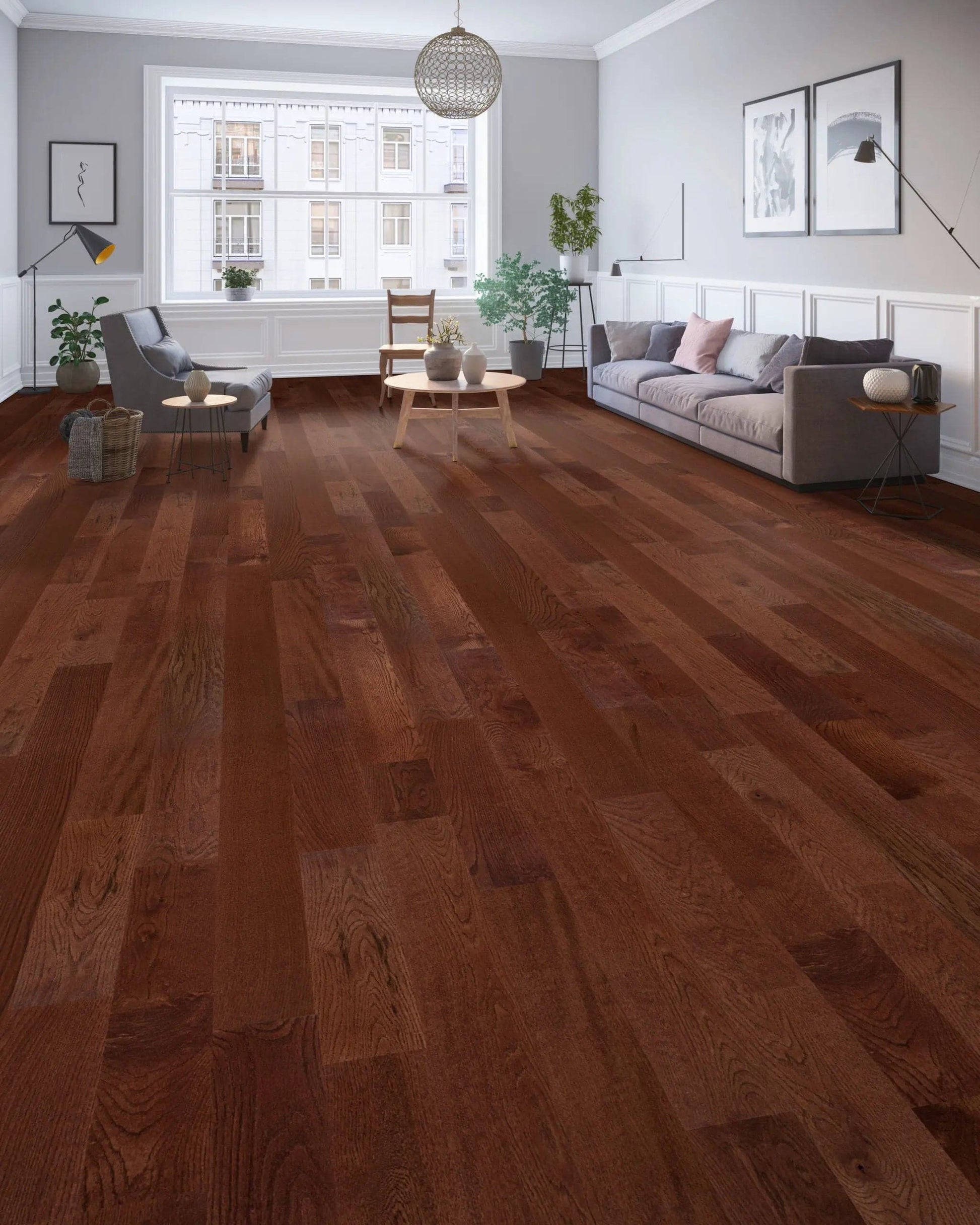 Oak Cherry 3/4 x 3-1/4" Solid Hardwood Flooring - 27 sqft/ctn Elk Mountain