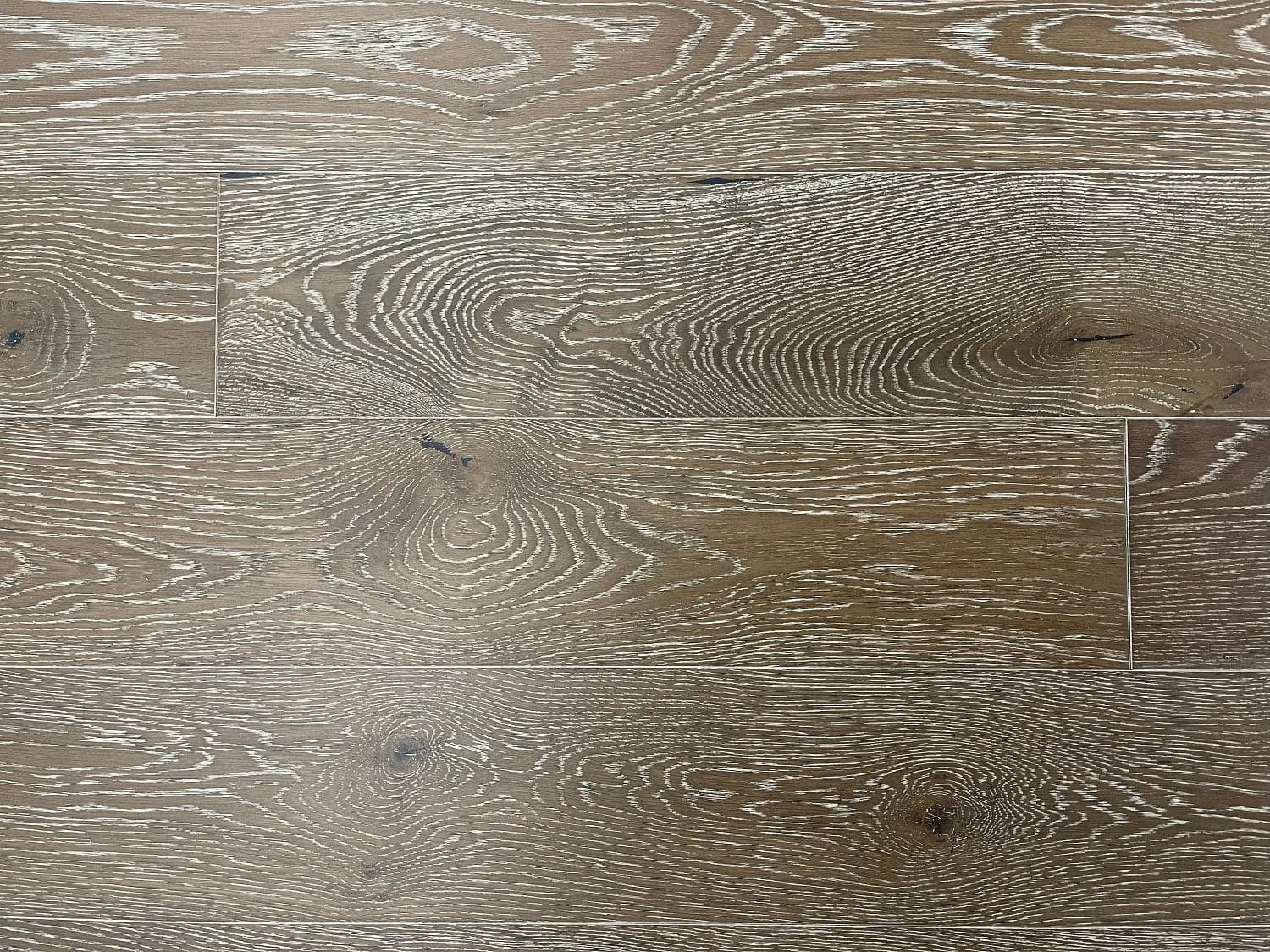 Oak Coffee 1/2 x 7-1/2" Wire Brushed Engineered Hardwood Flooring - 31.09 sqft/ctn Elk Mountain