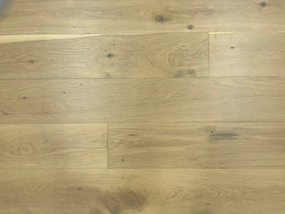 Oak Lenore 9/16 x 7-1/2" Wire Brushed Engineered Hardwood Flooring - 23.31 sqft/ctn Elk Mountain