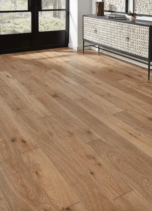 Oak Summerhouse 1/2 x 7-1/2" Wire Brushed Engineered Hardwood Flooring - 31.09 sqft/ctn Elk Mountain