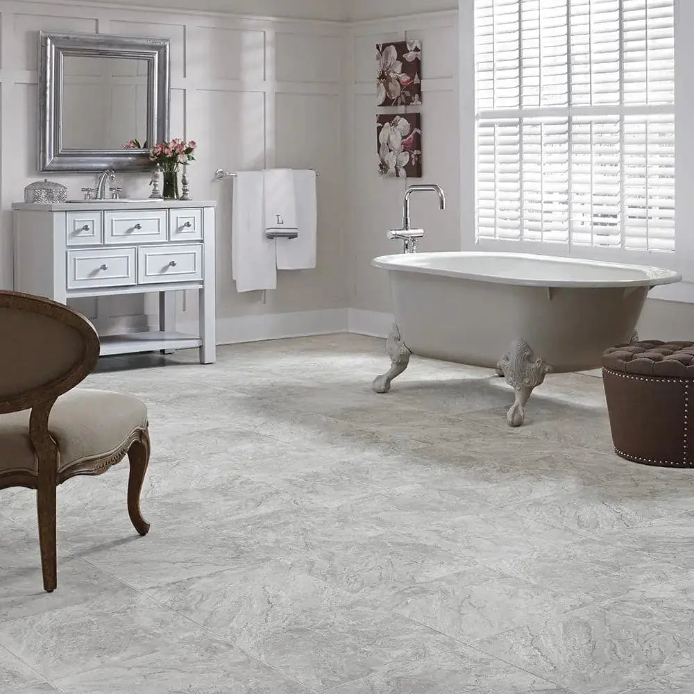 Adura Century Pumice Vinyl Tile Flooring Mannington