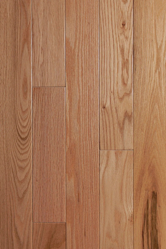 Red Oak Natural 3/4 x 3-1/4" Solid Hardwood Flooring - 27 sqft/ctn Elk Mountain
